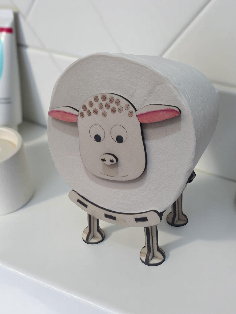 Ovejita portarrollos WC - Imagen 2