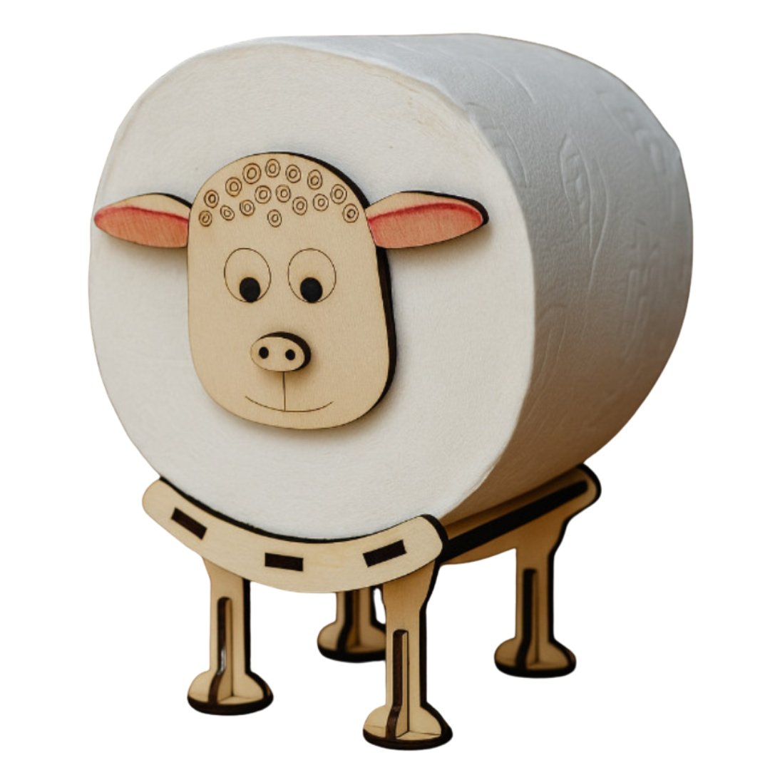 Ovejita portarrollos WC