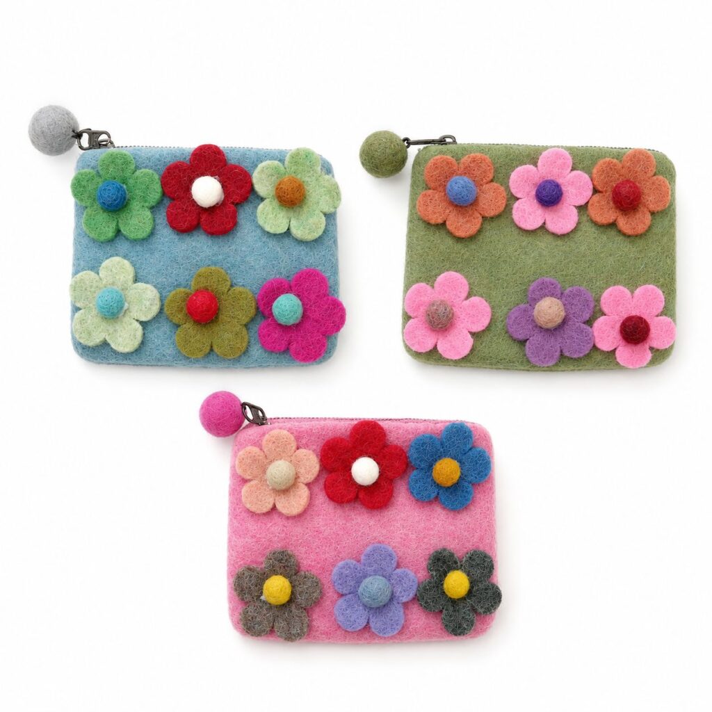 Monedero de Flores